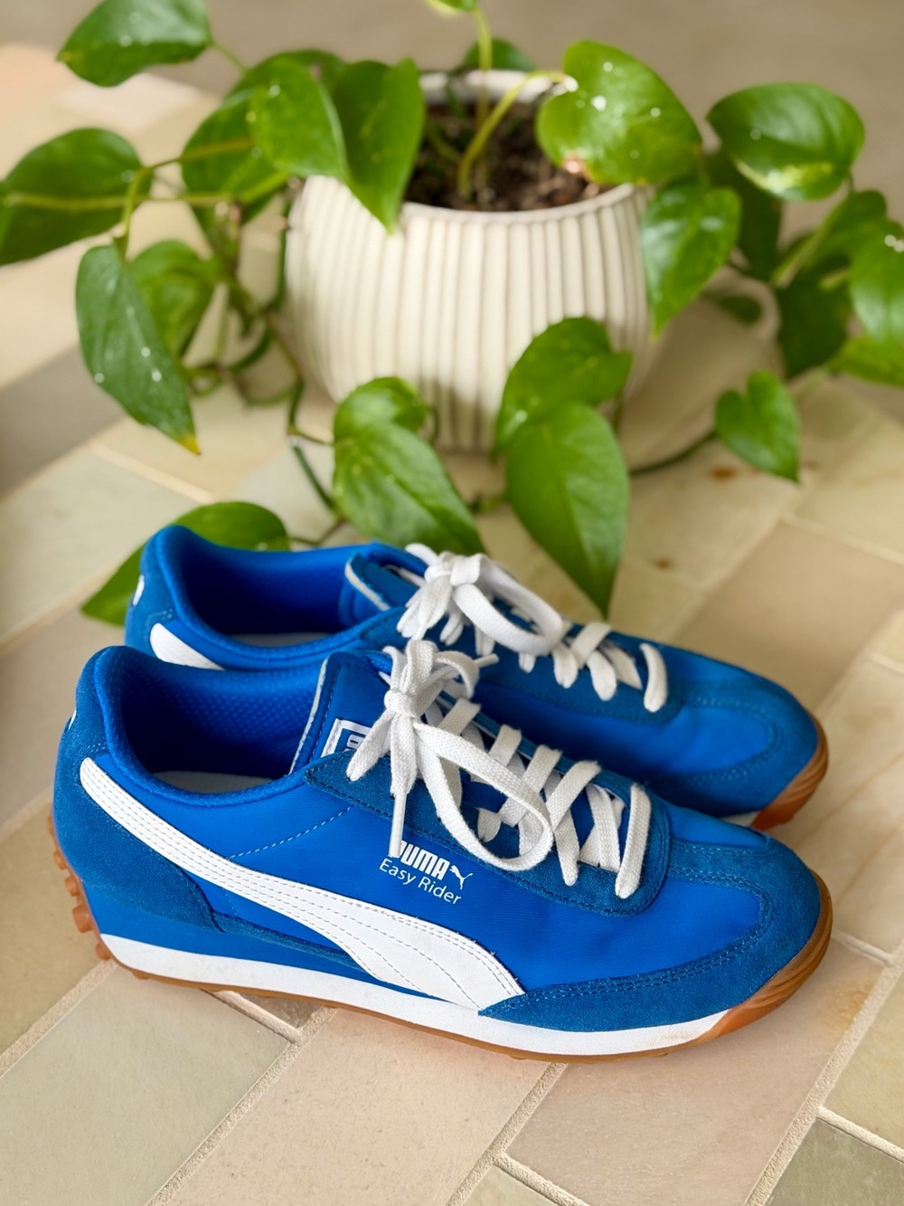 Blue PUMA Easy Rider Women’s Sneakers 9 - Picture 3 of 7